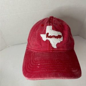 Home Free Women’s Red Cap with TX Silhouette & Home